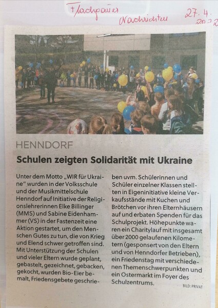 zeitungsartikel sn ukraine 2022